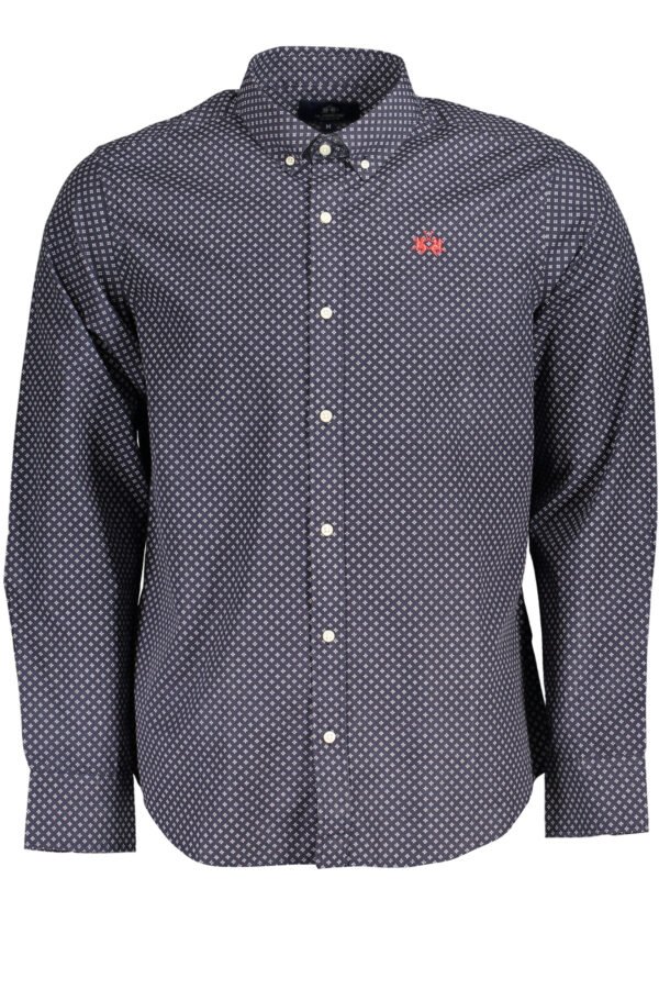 LA MARTINA MEN'S LONG SLEEVE SHIRT BLUE