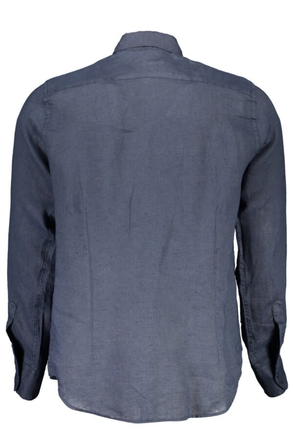 LA MARTINA MEN'S BLUE LONG SLEEVE SHIRT - Image 2