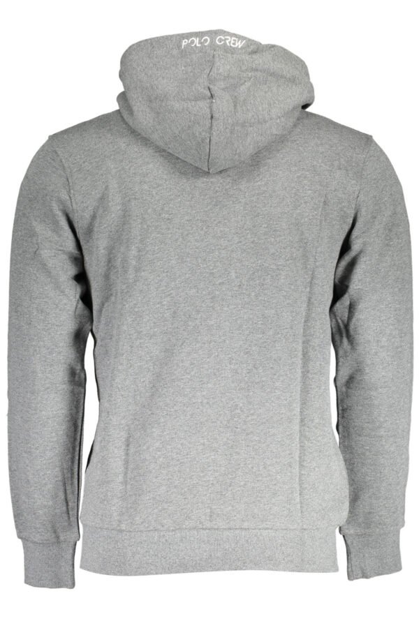 LA MARTINA MEN'S GRAY ZIPPED SWEATSHIRT - Image 2