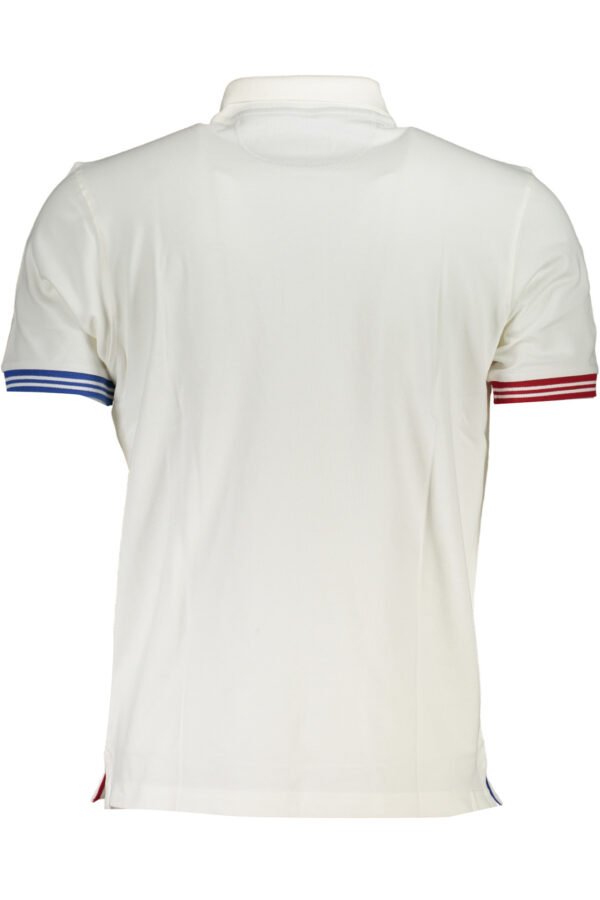 LA MARTINA MEN'S WHITE SHORT SLEEVE POLO SHIRT - Image 2