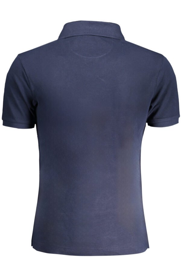 LA MARTINA MEN'S BLUE SHORT SLEEVED POLO SHIRT - Image 2
