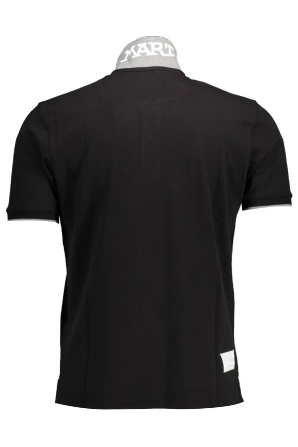 LA MARTINA MEN'S BLACK SHORT SLEEVED POLO SHIRT - Image 2