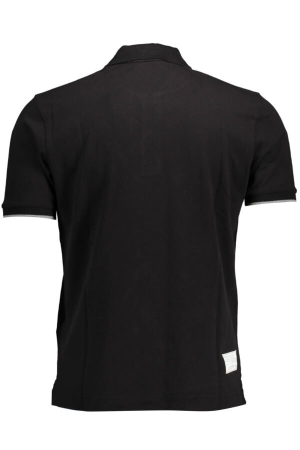 LA MARTINA MEN'S BLACK SHORT SLEEVED POLO SHIRT - Image 3
