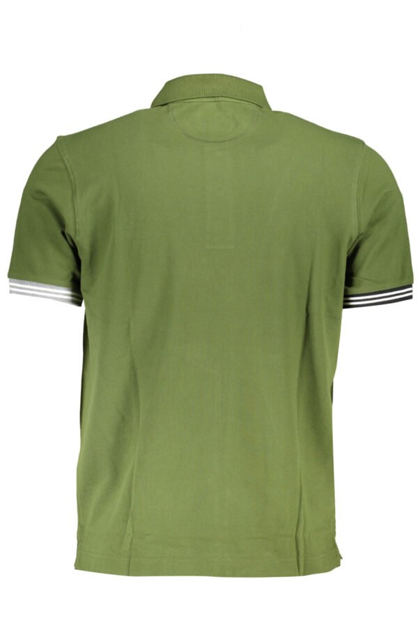 LA MARTINA MEN'S GREEN SHORT SLEEVED POLO SHIRT - Image 2