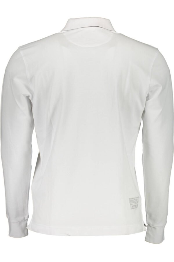 LA MARTINA MEN'S WHITE LONG SLEEVE POLO SHIRT - Image 2