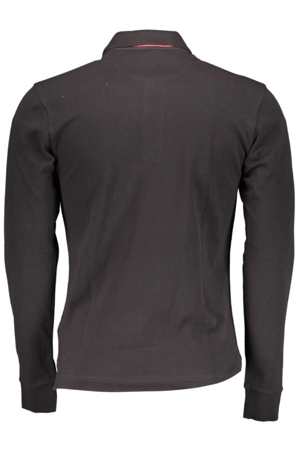 LA MARTINA MEN'S BLACK LONG SLEEVE POLO SHIRT - Image 2