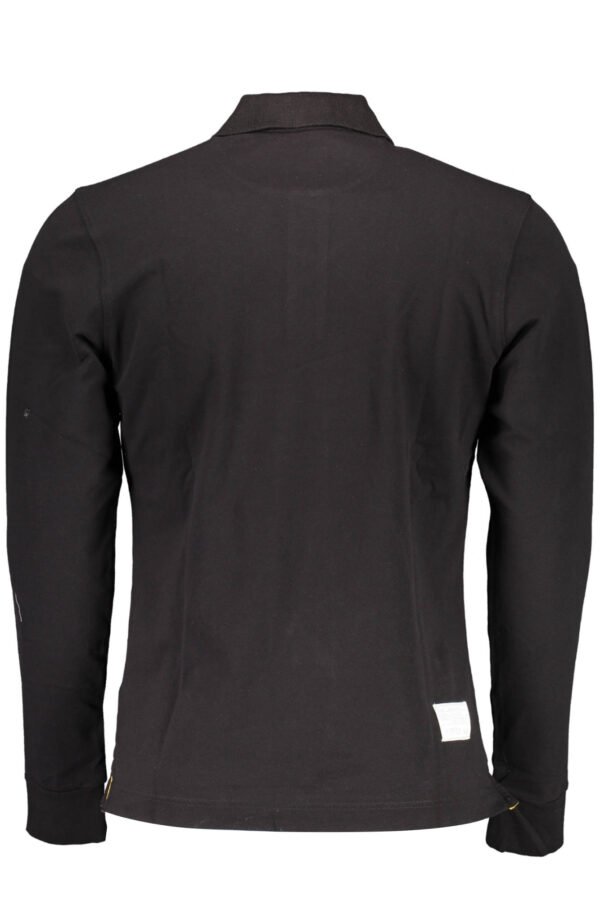 LA MARTINA MEN'S BLACK LONG SLEEVE POLO SHIRT - Image 2