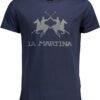 LA MARTINA MEN'S SHORT SLEEVE T-SHIRT BLUE