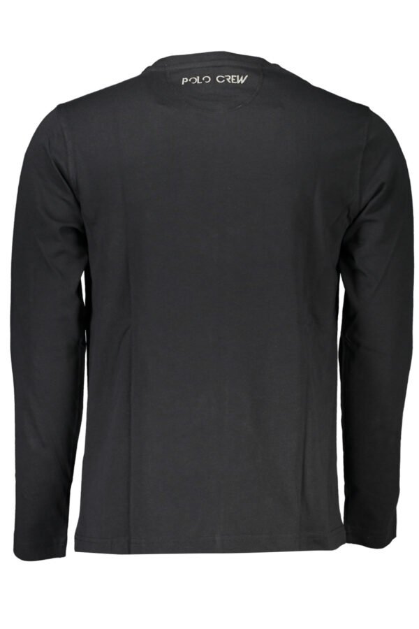 LA MARTINA MEN'S LONG SLEEVE T-SHIRT BLACK - Image 2