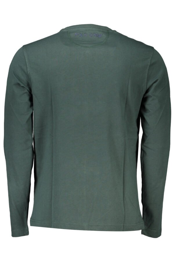 LA MARTINA GREEN MEN'S LONG SLEEVE T-SHIRT - Image 2