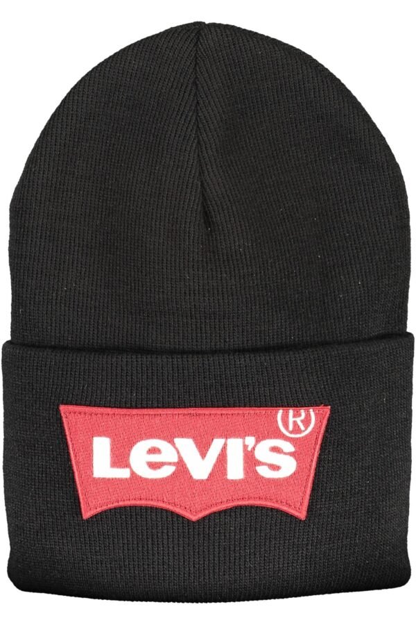 LEVI'S BLACK MEN'S BEANIE