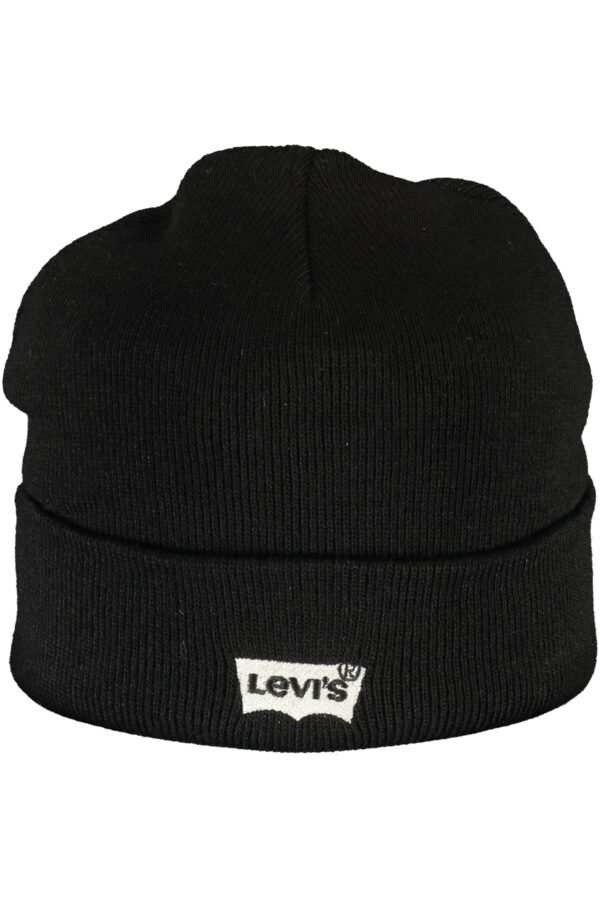 LEVI'S BLACK MEN'S BEANIE