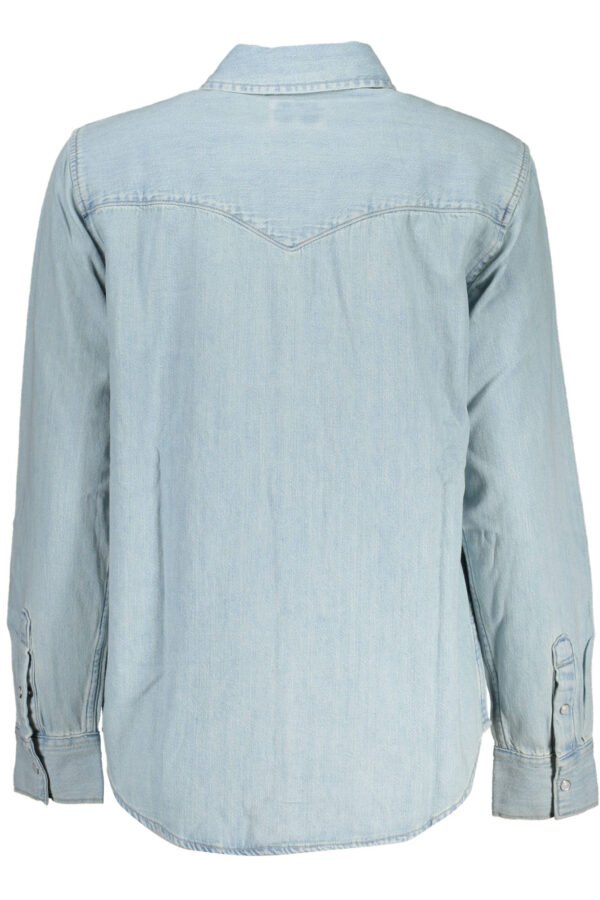 LEVI'S LIGHT BLUE WOMEN'S LONG SLEEVED SHIRT - Image 2