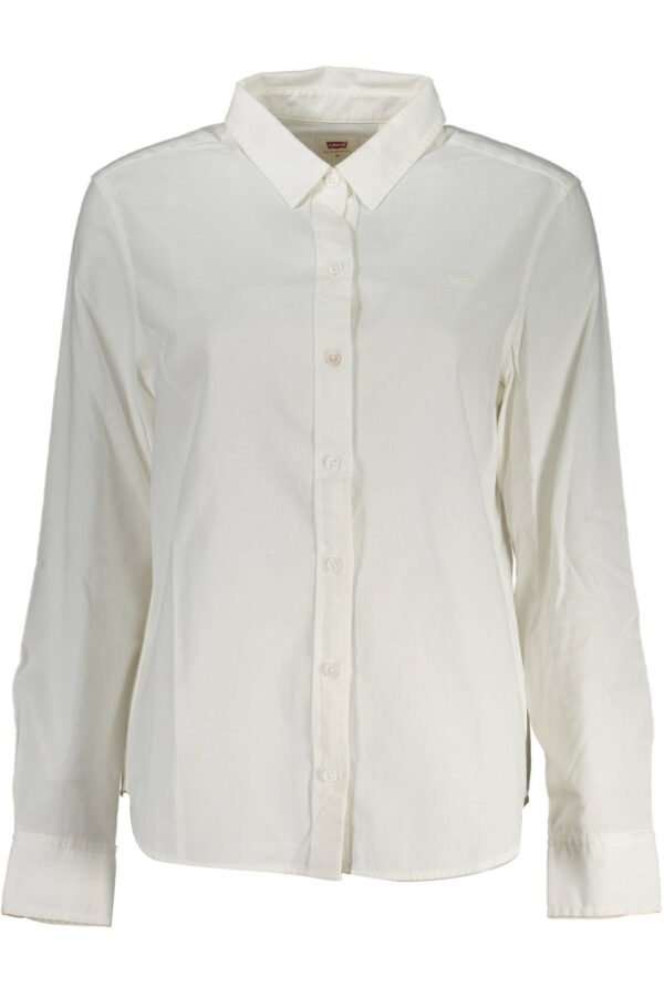 LEVI'S WHITE WOMEN'S LONG SLEEVED SHIRT