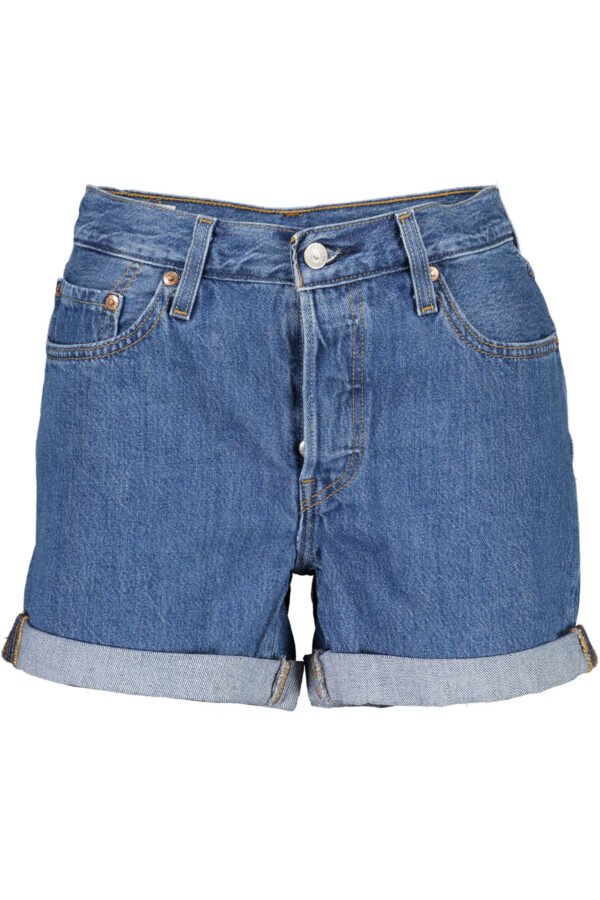 LEVI'S JEANS SHORT WOMAN BLUE