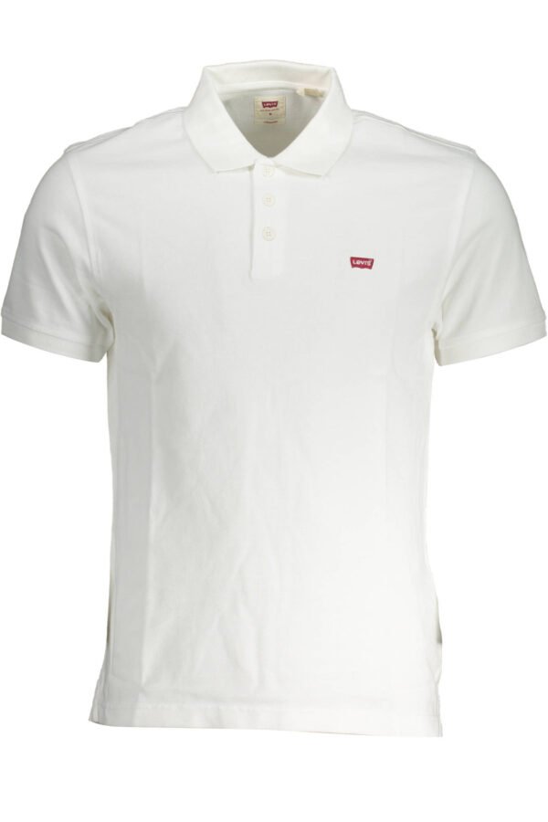 LEVI'S POLO SHORT SLEEVE MAN WHITE
