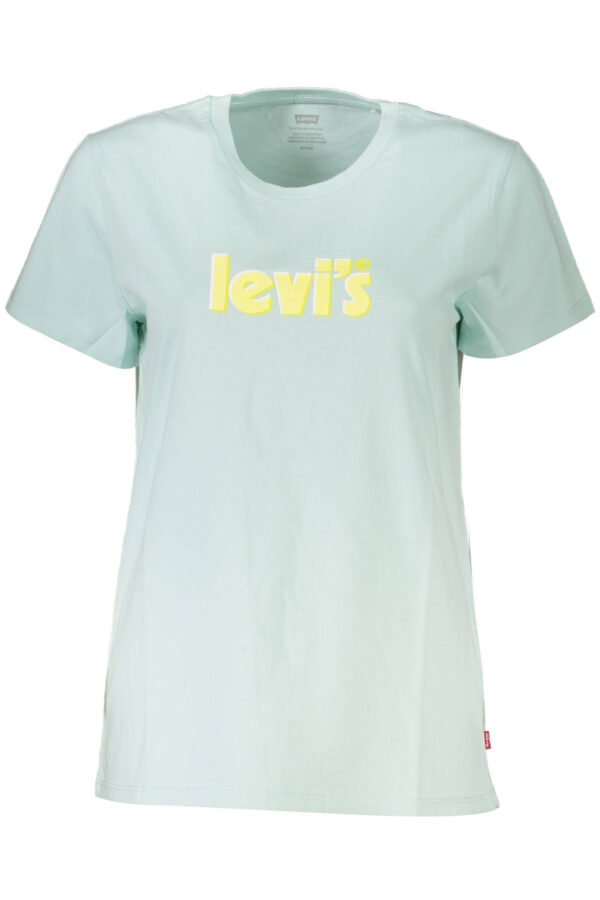 LEVI'S LIGHT BLUE WOMEN'S SHORT SLEEVE T-SHIRT