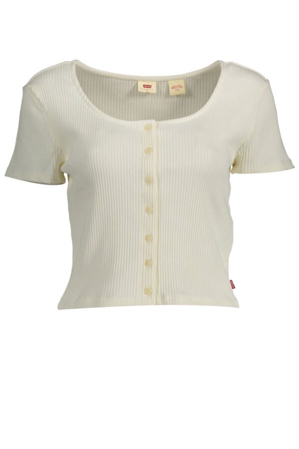 LEVI'S WHITE WOMAN SHORT SLEEVE T-SHIRT
