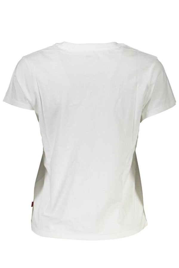 LEVI'S WHITE WOMEN'S SHORT SLEEVE T-SHIRT - Image 2