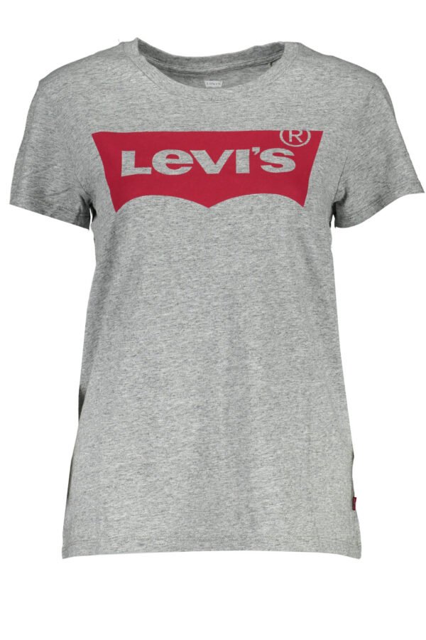 LEVI'S WOMEN'S SHORT SLEEVE T-SHIRT GRAY