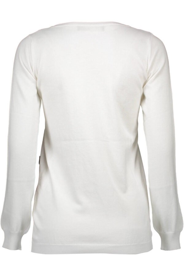 LOVE MOSCHINO WHITE WOMAN SWEATER - Image 2