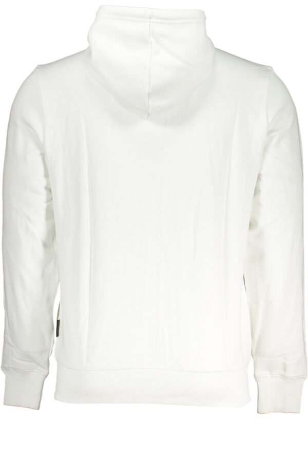 NAPAPIJRI MEN'S WHITE ZIP SWEATSHIRT - Image 2