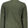 NAPAPIJRI MEN'S GREEN ZIP SWEATSHIRT - Image 2