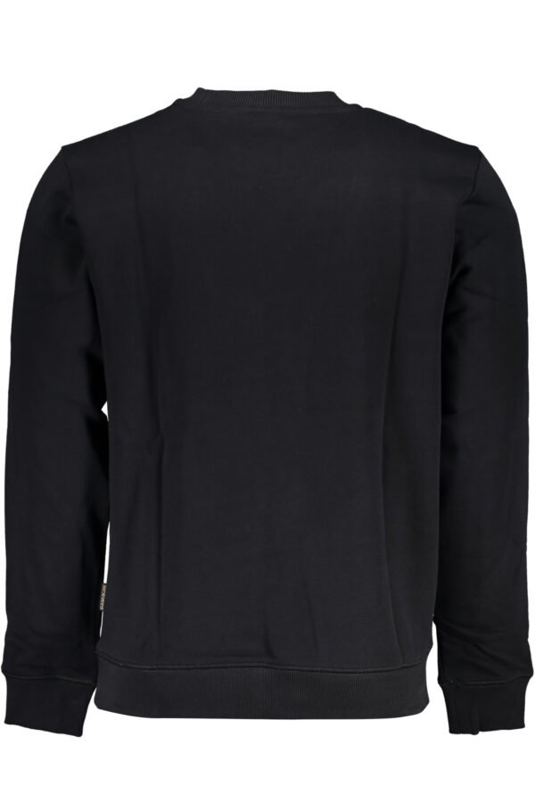 NAPAPIJRI MEN'S BLACK ZIPLESS SWEATSHIRT - Image 2