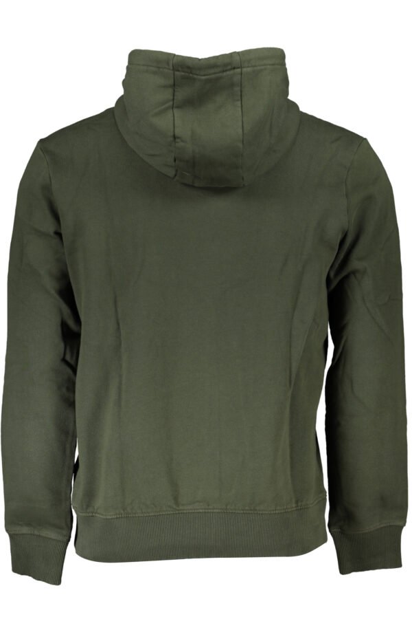 NAPAPIJRI GREEN MEN'S ZIPLESS SWEATSHIRT - Image 2