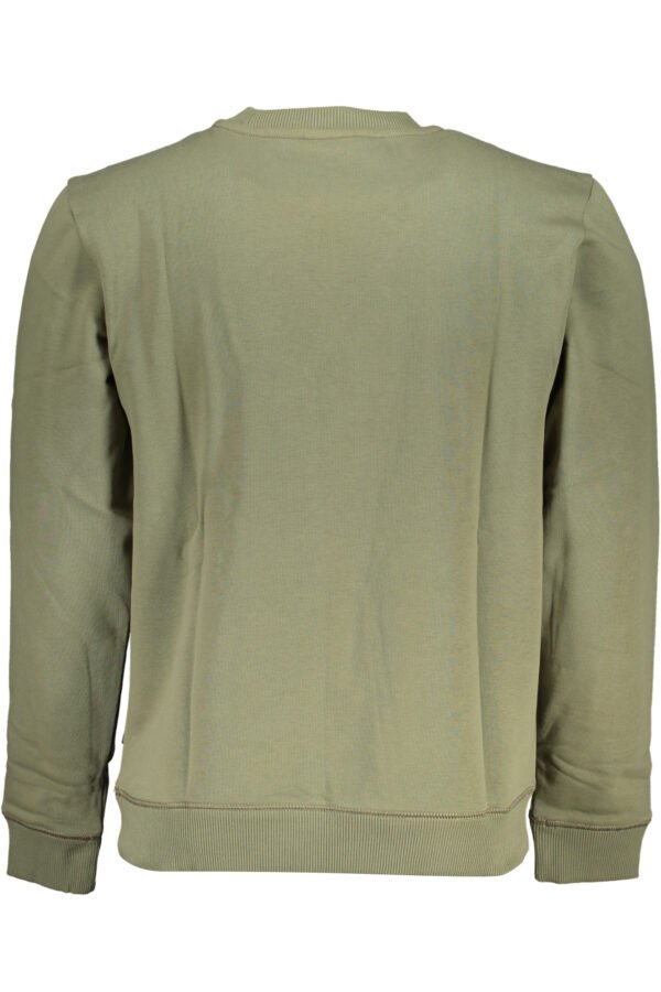 NAPAPIJRI GREEN MEN'S ZIPLESS SWEATSHIRT - Image 2