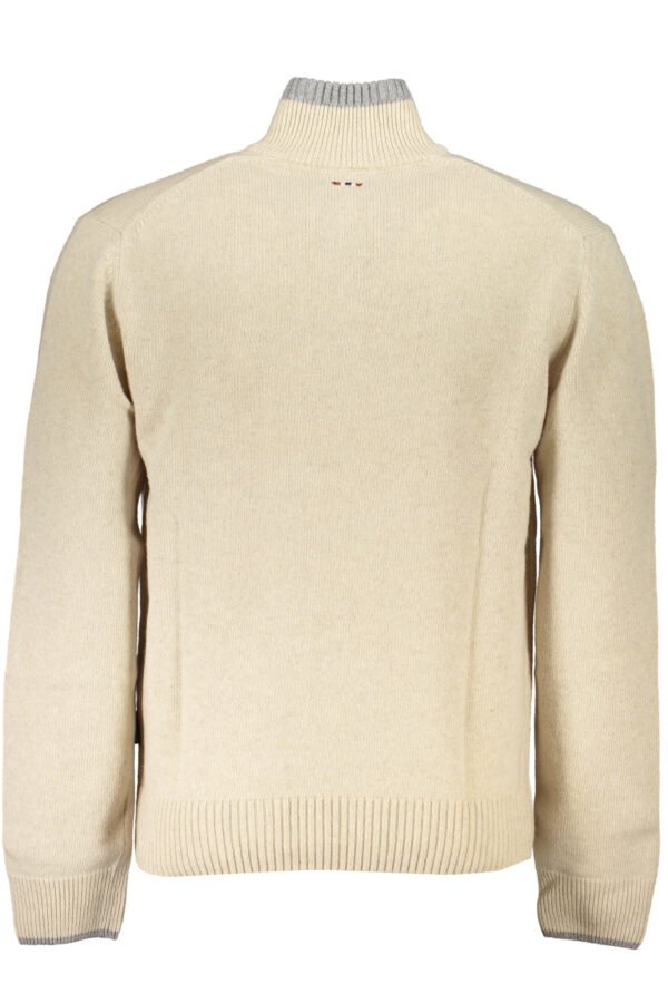 NAPAPIJRI MEN'S BEIGE SWEATER - Image 2