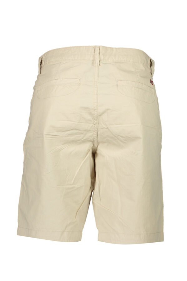 NAPAPIJRI MEN'S BEIGE BERMUDA PANTS - Image 2