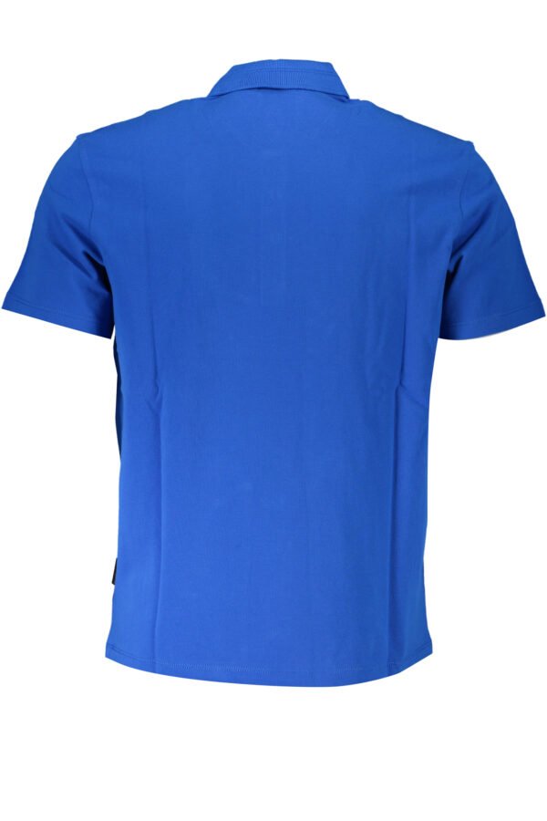 NAPAPIJRI MEN'S SHORT SLEEVED POLO SHIRT BLUE - Image 2