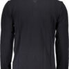 NAPAPIJRI MEN'S BLACK LONG SLEEVED POLO SHIRT - Image 2