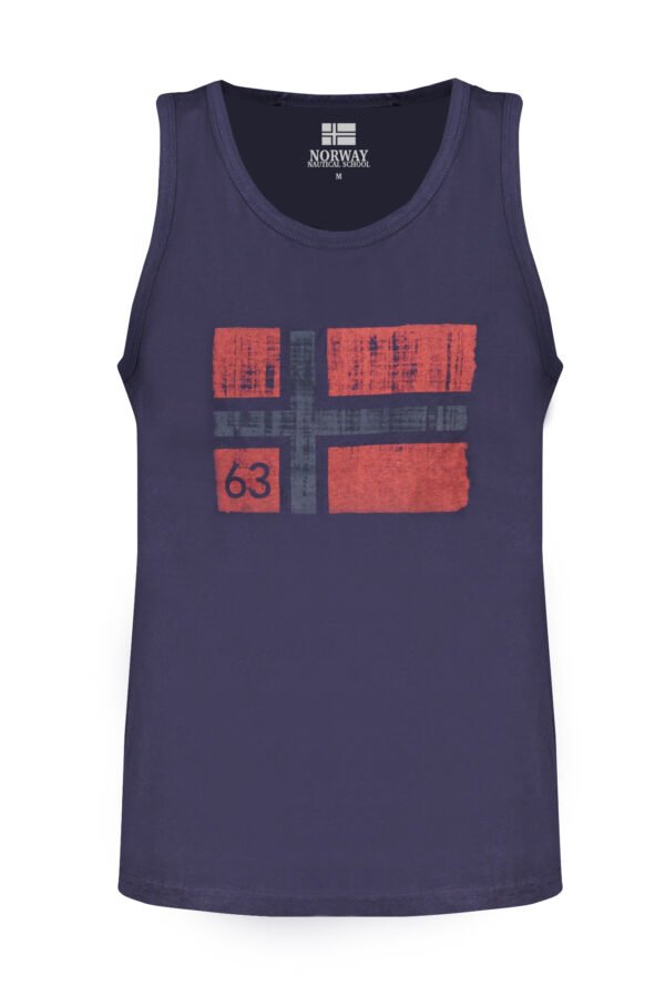 NORWAY 1963 MEN'S BLUE TANK TOP