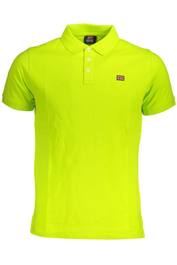 NORWAY 1963 YELLOW MEN'S SHORT SLEEVED POLO SHIRT