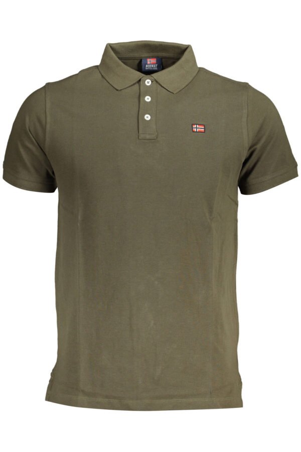 NORWAY 1963 MEN'S GREEN SHORT SLEEVED POLO SHIRT