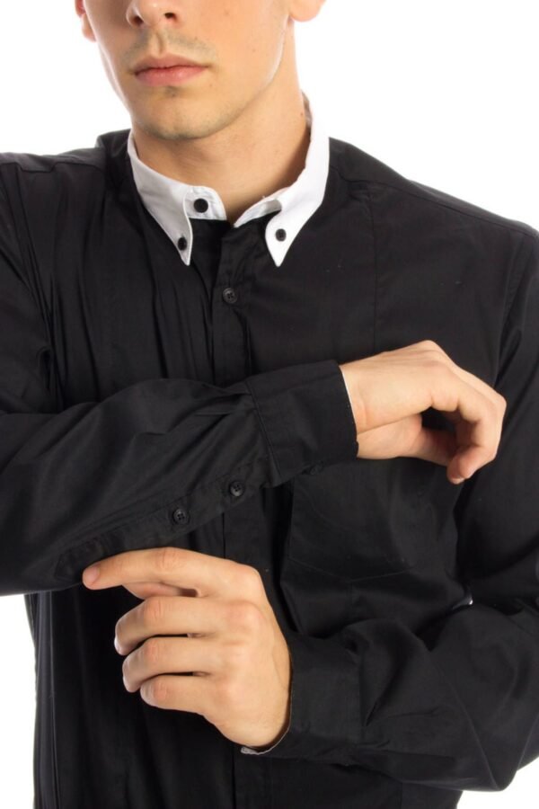 PAPETE MEN'S BLACK LONG SLEEVE SHIRT - Image 3