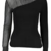 PATRIZIA PEPE WOMEN'S BLACK SWEATER