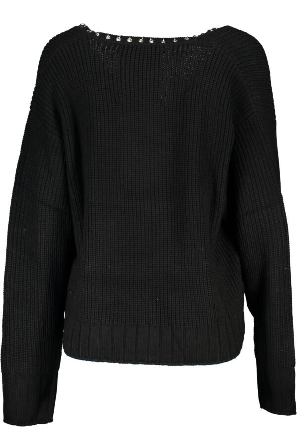 PATRIZIA PEPE WOMEN'S BLACK SWEATER - Image 2