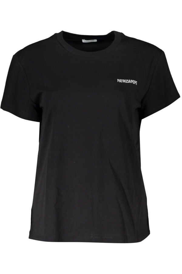 PATRIZIA PEPE WOMEN'S SHORT SLEEVE T-SHIRT BLACK