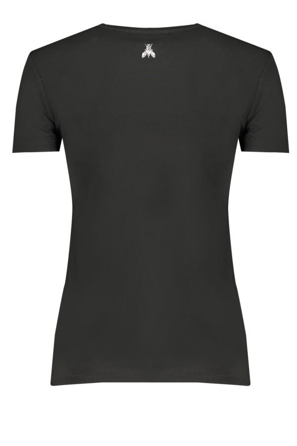 PATRIZIA PEPE WOMEN'S SHORT SLEEVE T-SHIRT BLACK - Image 2