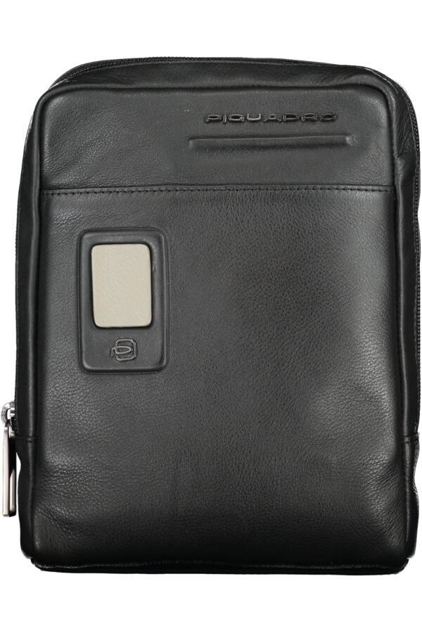 PIQUADRO MEN'S SHOULDER BAG BLACK