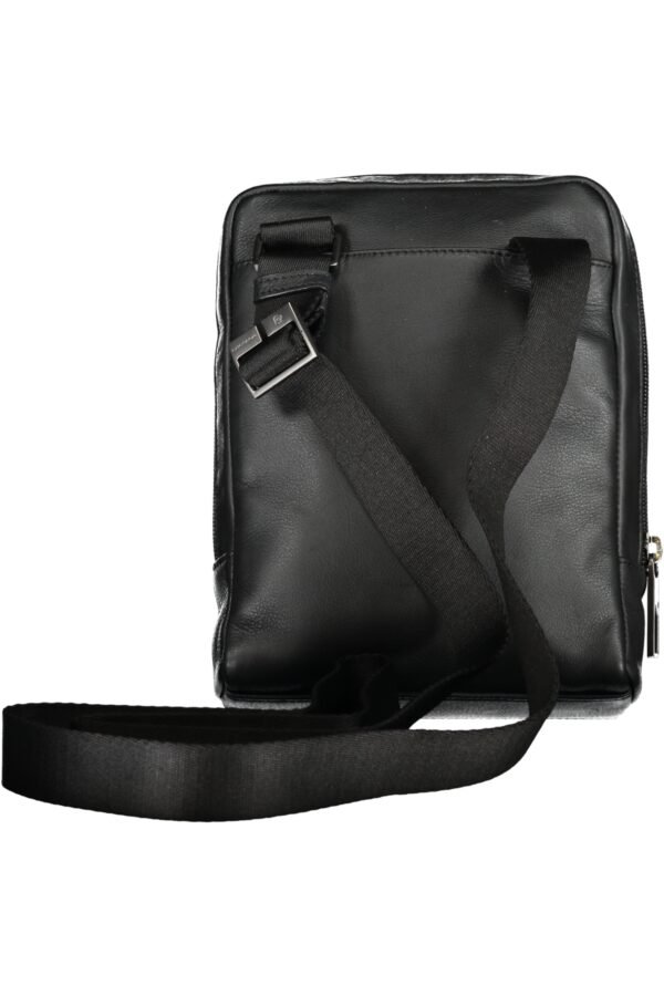 PIQUADRO MEN'S SHOULDER BAG BLACK - Image 2