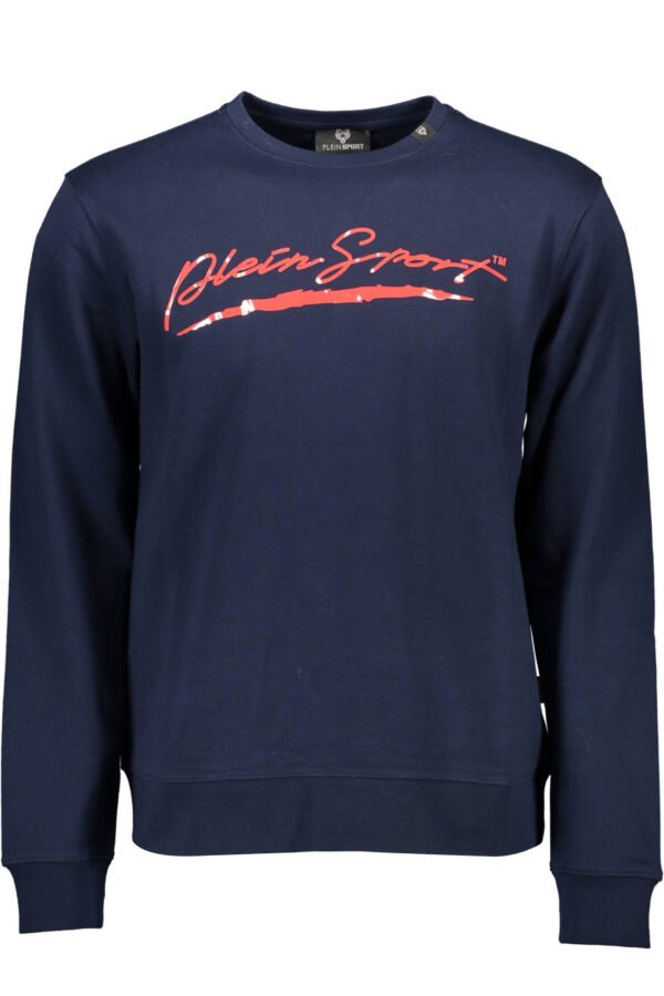 PLEIN SPORT SWEATSHIRT WITHOUT ZIP MAN BLUE