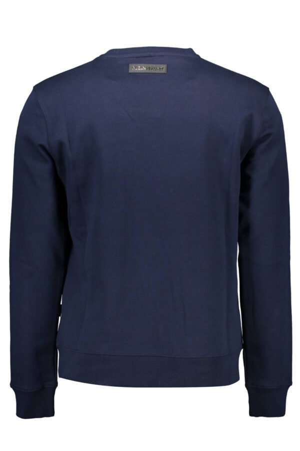 PLEIN SPORT SWEATSHIRT WITHOUT ZIP MAN BLUE - Image 2