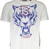 PLEIN SPORT WHITE MEN'S SHORT SLEEVE T-SHIRT