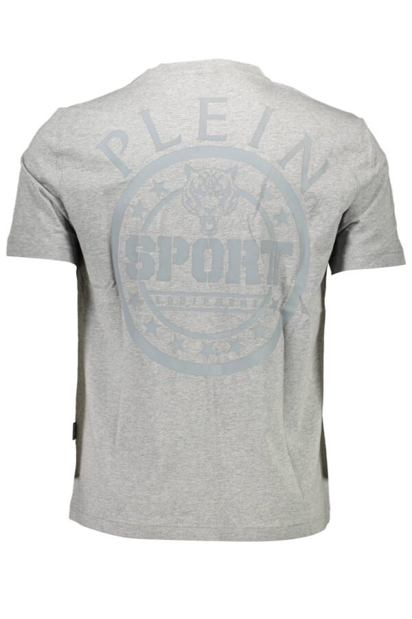 PLEIN SPORT MEN'S SHORT SLEEVE T-SHIRT GRAY - Image 2