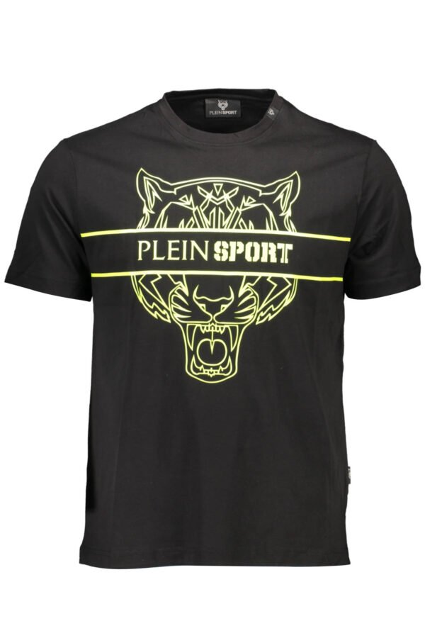 PLEIN SPORT MEN'S SHORT SLEEVE T-SHIRT BLACK