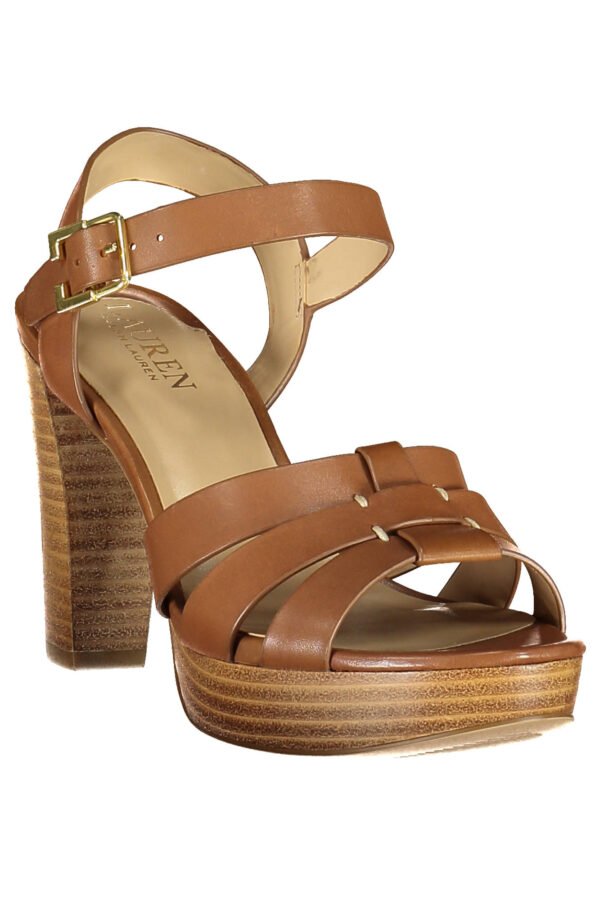 RALPH LAUREN WOMEN'S SANDAL BROWN SHOE - Image 2
